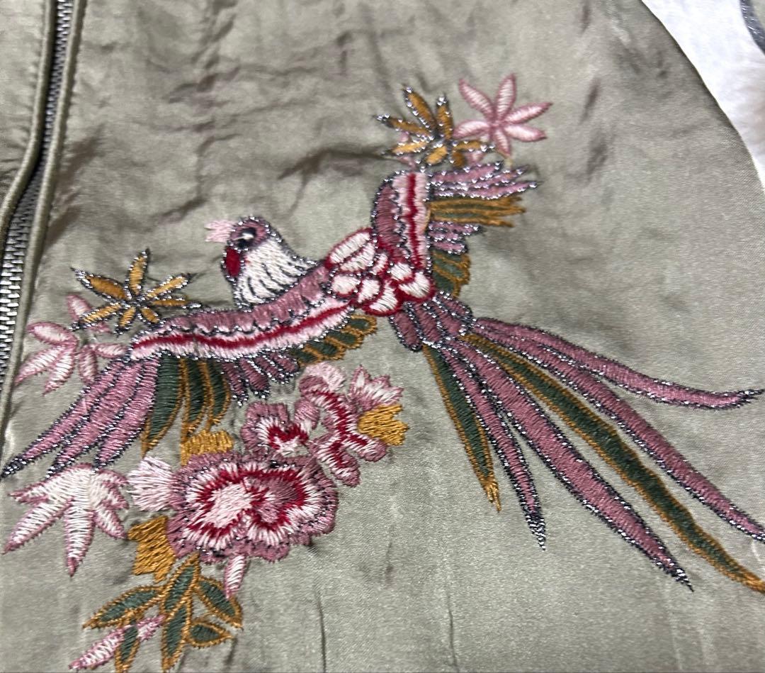 激レアZARA 鳳凰刺繍 スカジャン M 梨花・岩堀せり着用【大人気完売】
