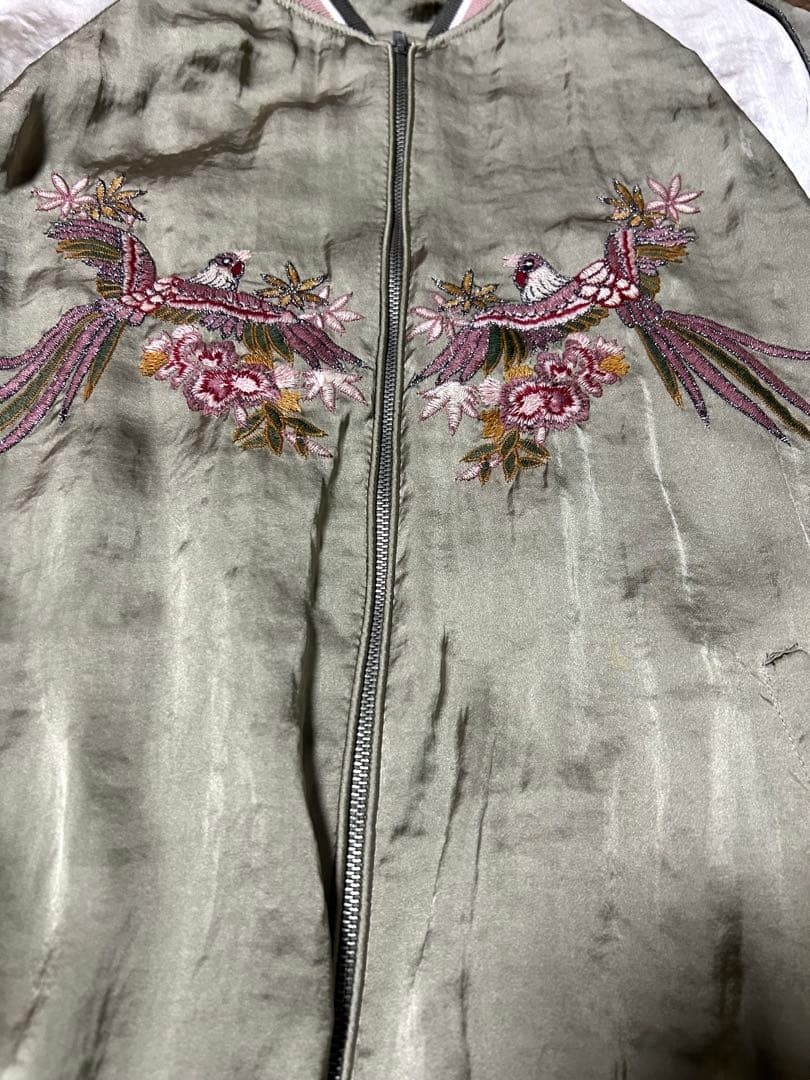 激レアZARA 鳳凰刺繍 スカジャン M 梨花・岩堀せり着用【大人気完売】