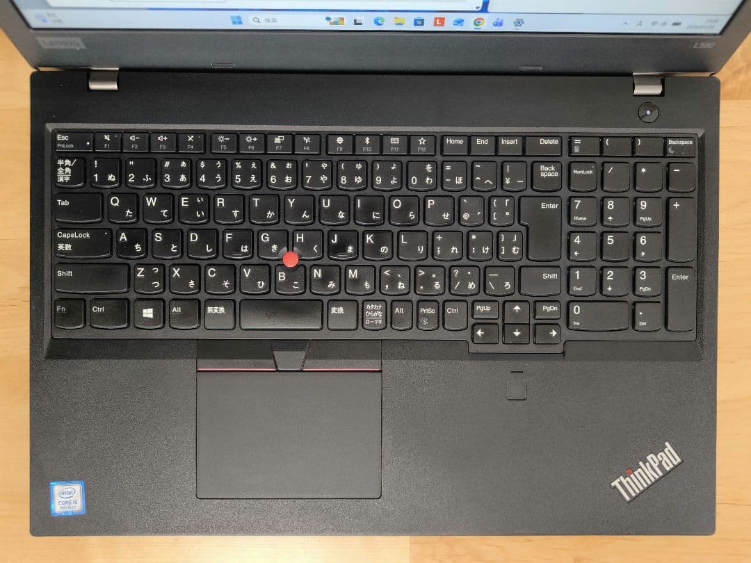 ThinkPad 15.6型 ノートパソコン・Windows11【i5第8世代】