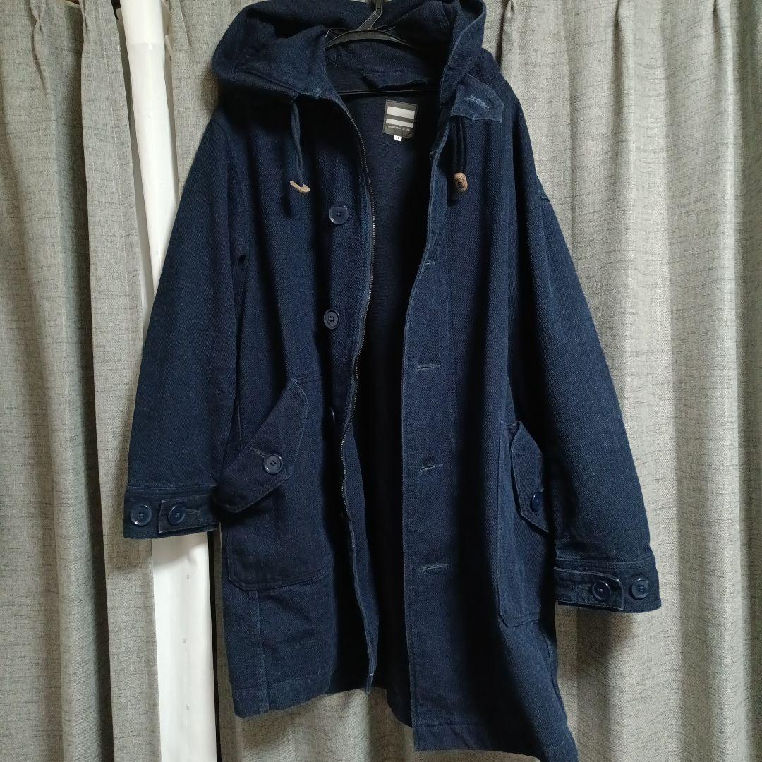 MOMOTARO JEANS ネイビー モッズコート M