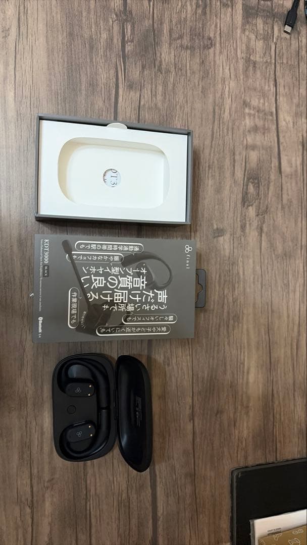 final KDT3000 ブラック ワイヤレスイヤホン