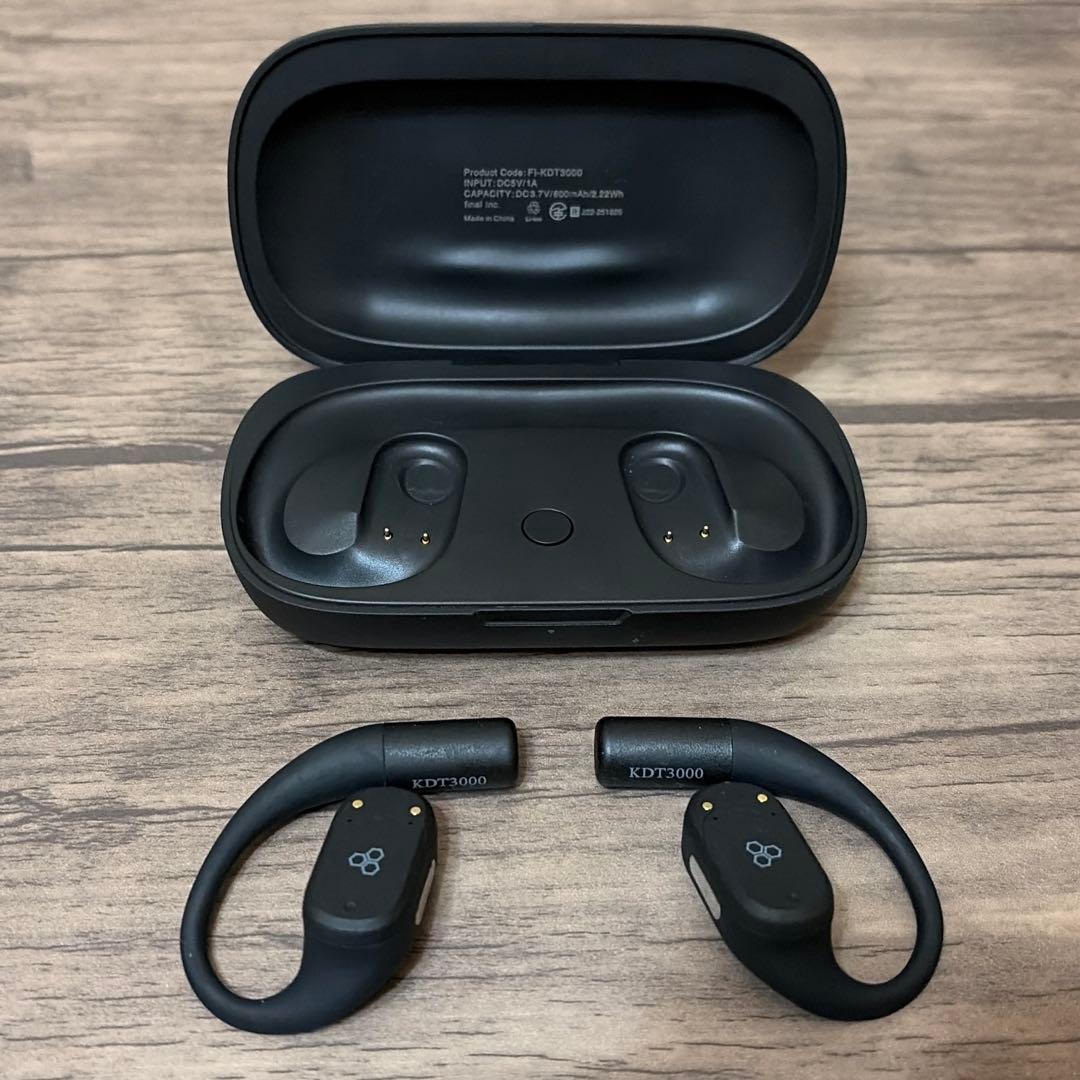 final KDT3000 ブラック ワイヤレスイヤホン