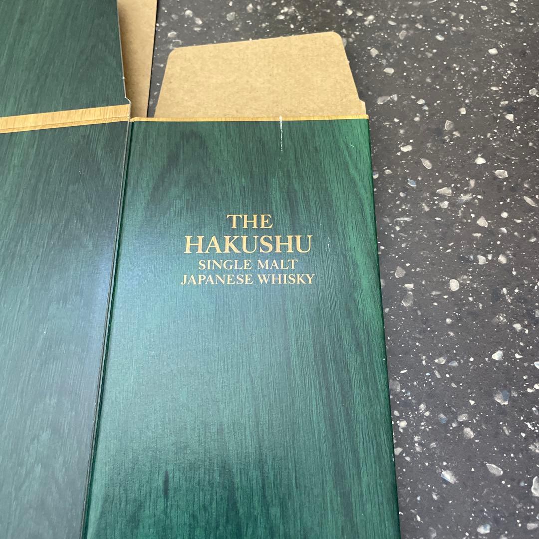サントリー　白州１８年　空瓶空箱