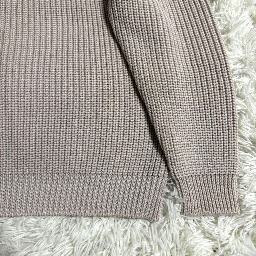 バトナー シグネチャー タートルネック ニット アイボリー Mサイズ ウール