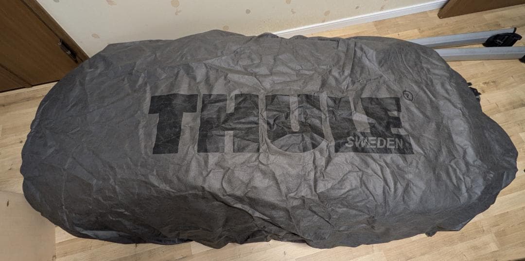ＴＨＵＬＥ製ルーフキャリアとキャリアＢＯＸのセット