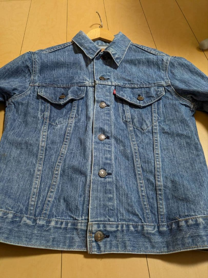 ど*ん様 リーバイス 70505 USA製 42 ケアタグ デニムジャケット