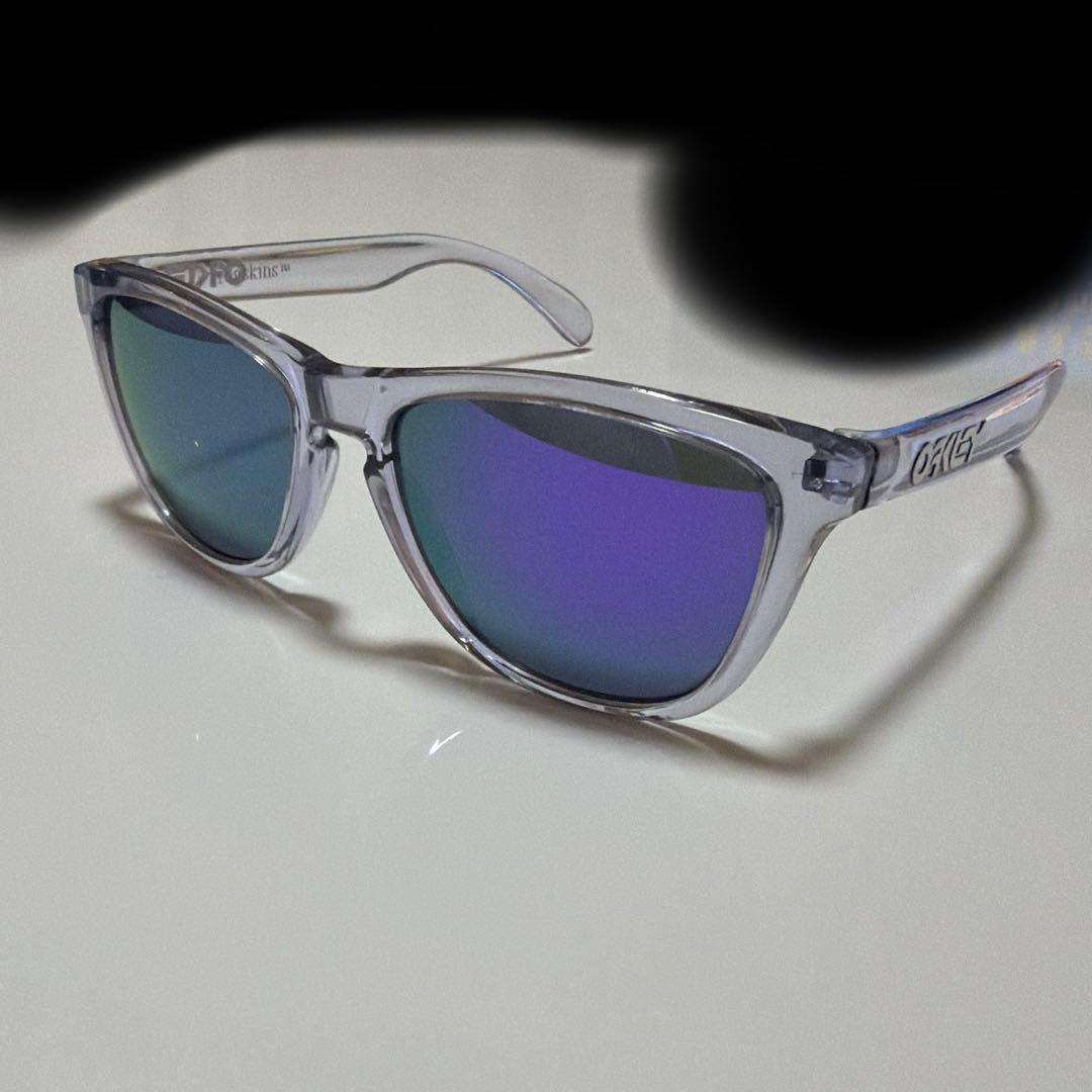 OAKLEY オークリ Frogskinsフロッグスキン クリア 袋付き