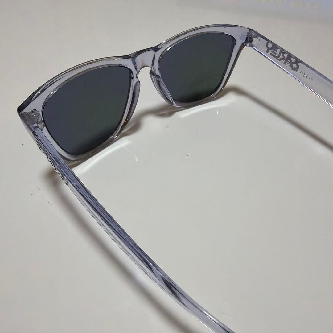 OAKLEY オークリ Frogskinsフロッグスキン クリア 袋付き