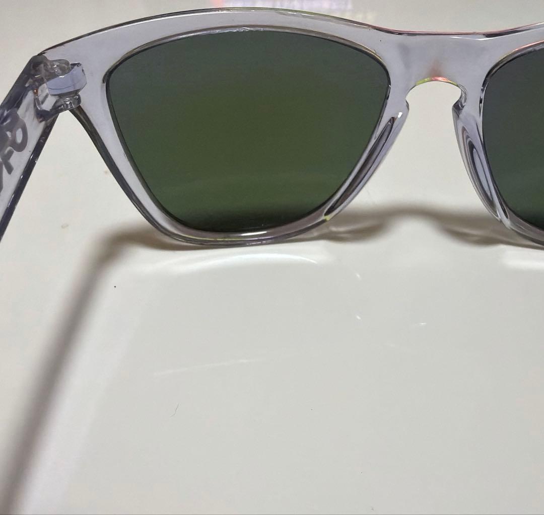 OAKLEY オークリ Frogskinsフロッグスキン クリア 袋付き