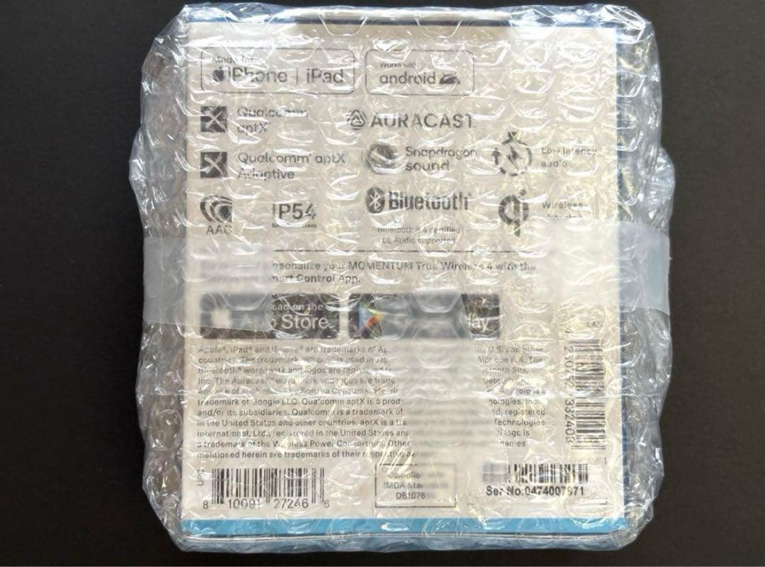 新品MOMENTUM True Wireless 4Black Graphite