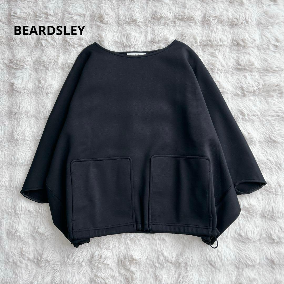 ビアズリー★リップルダンボールプルオーバー　トップス　ブラック　FREE