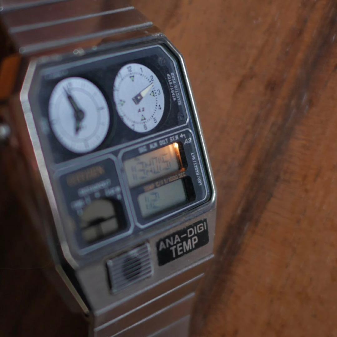 80's CITIZEN ANA-DIGI TEMP ヴィンテージ