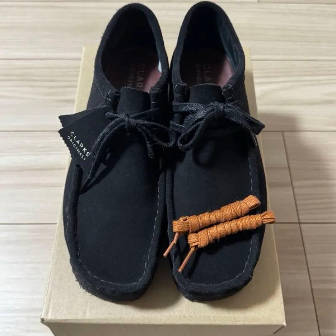 CLARKS WALLABEE クラークス ワラビー ブラック 8H 美品
