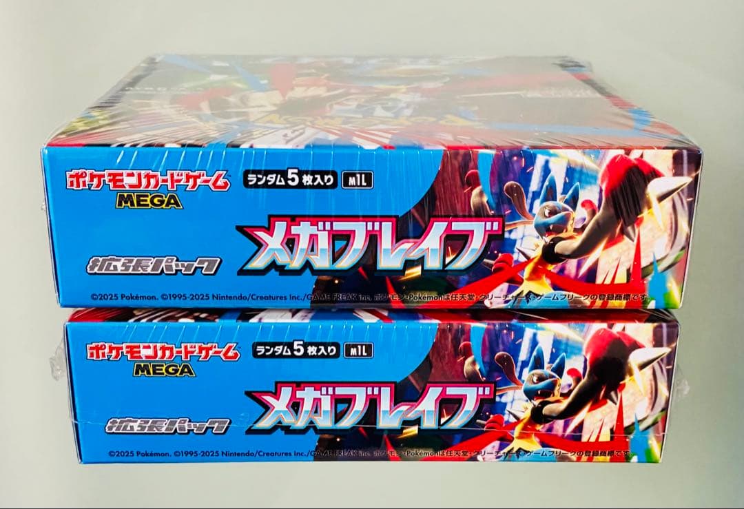 ✨新品・未開封✨ ポケモンカード M1L メガブレイブ 2BOX シュリンク付き