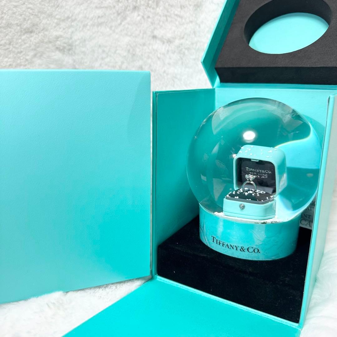 【未使用・非売品】ティファニー エンゲージリング スノードーム