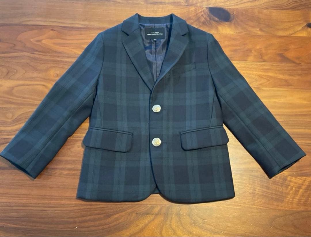 green label relaxing スーツ チェック柄