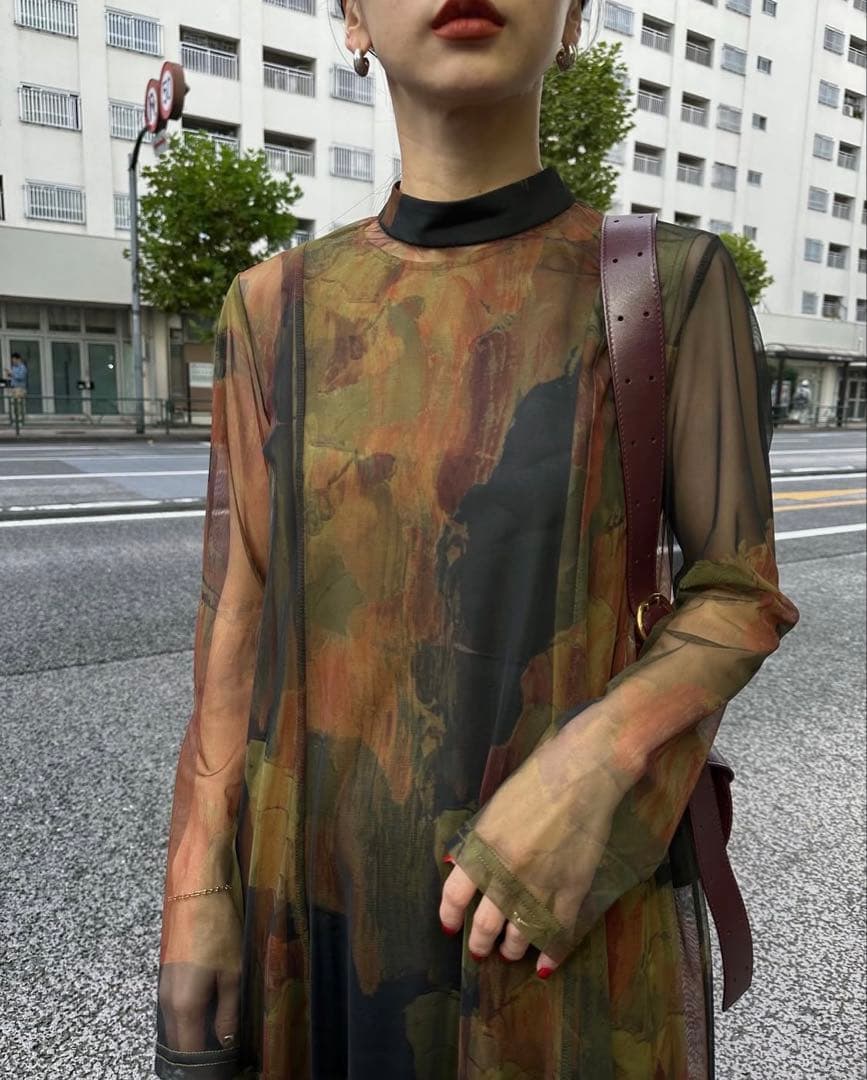 ワンピース amerivintage UND GYPSUM ART DRESS