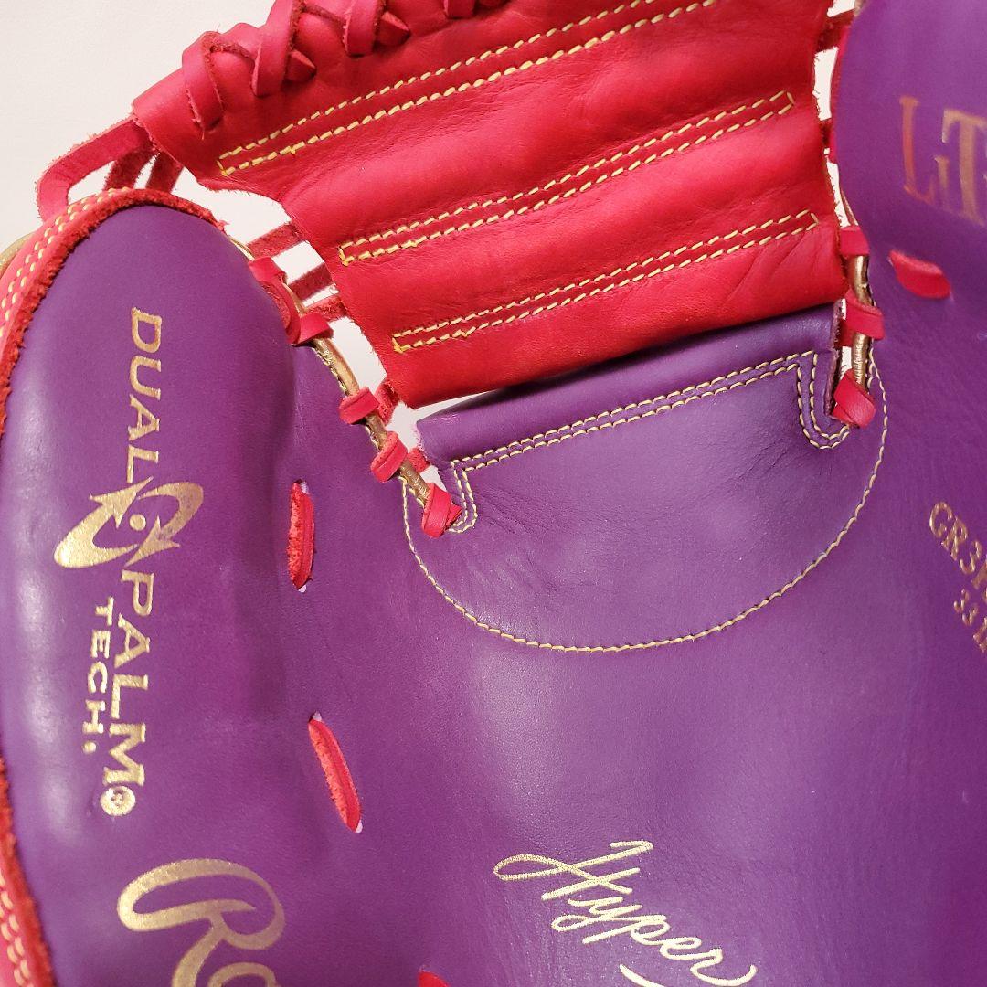 ハ*ル様 ローリングス　軟式キャッチャーミット パープル