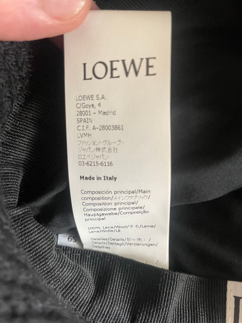 LOEWE 21aw エンブロイダリーハット