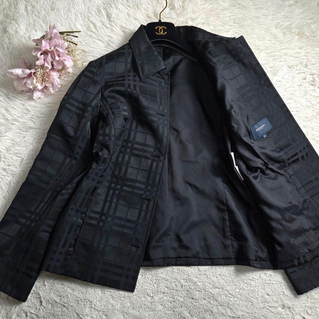 極美品 バーバリー 総柄 シャドー ノバチェック ジャケット サイズ40 L相当