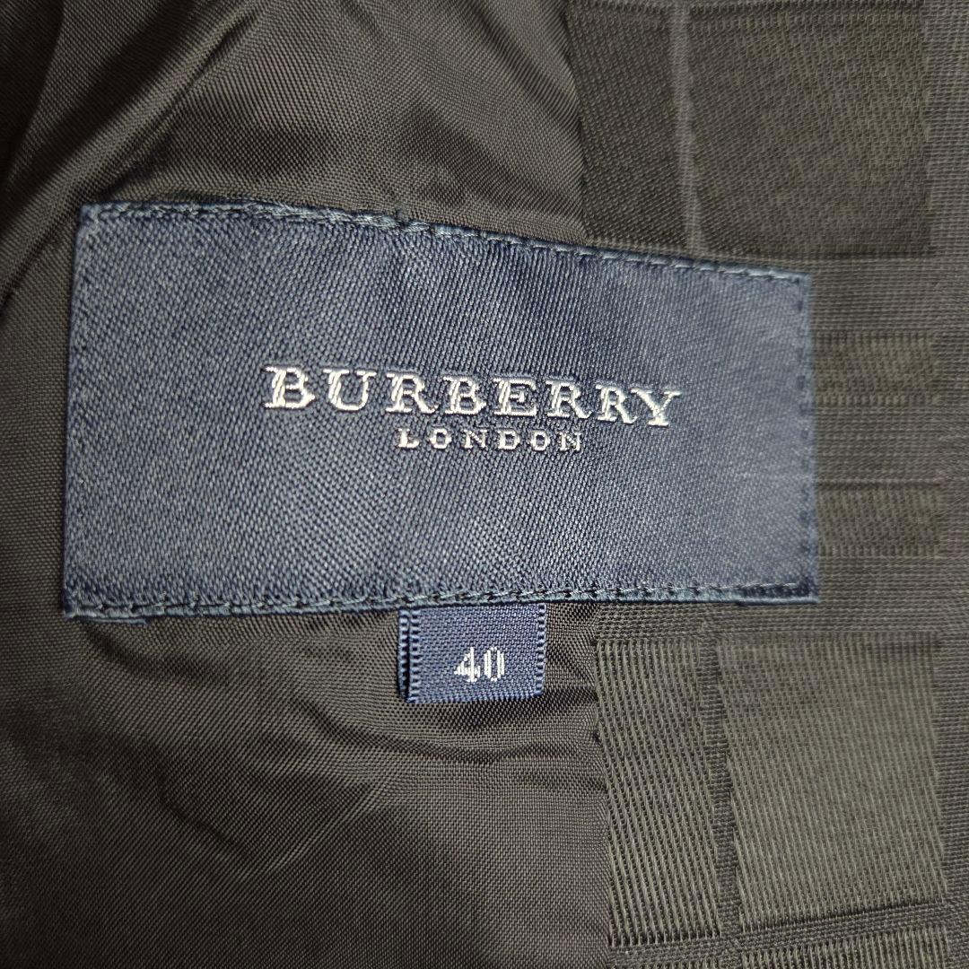 極美品 バーバリー 総柄 シャドー ノバチェック ジャケット サイズ40 L相当