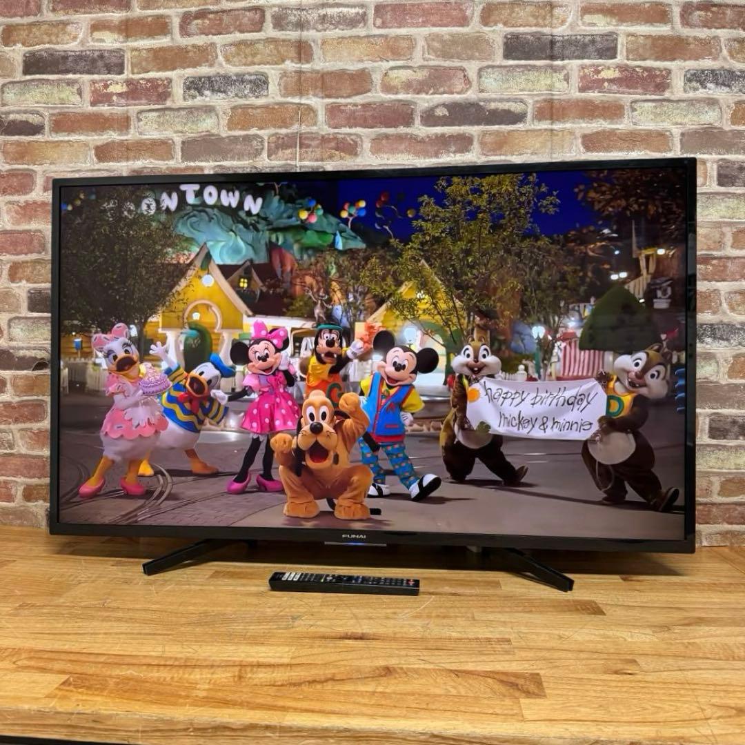 FUNAI 55V型 4K液晶テレビ HDD内蔵 FL-55U5030 アプリ○