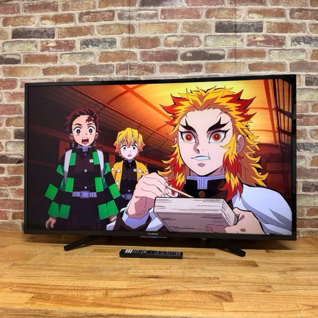 FUNAI 55V型 4K液晶テレビ HDD内蔵 FL-55U5030 アプリ○