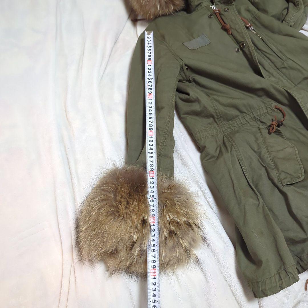 curohse様！！panaji goa ラクーンファー ボリュームモッズコート