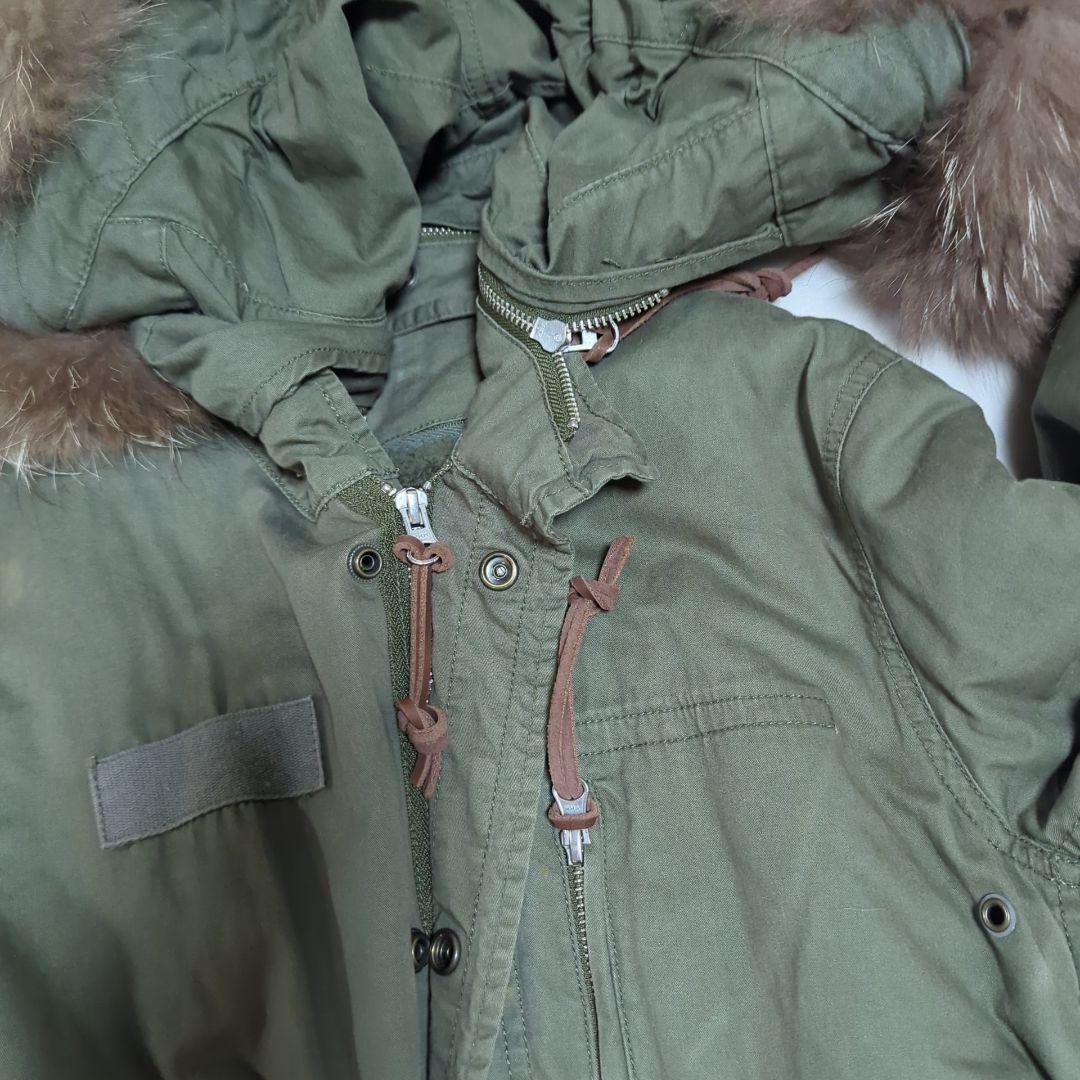 curohse様！！panaji goa ラクーンファー ボリュームモッズコート