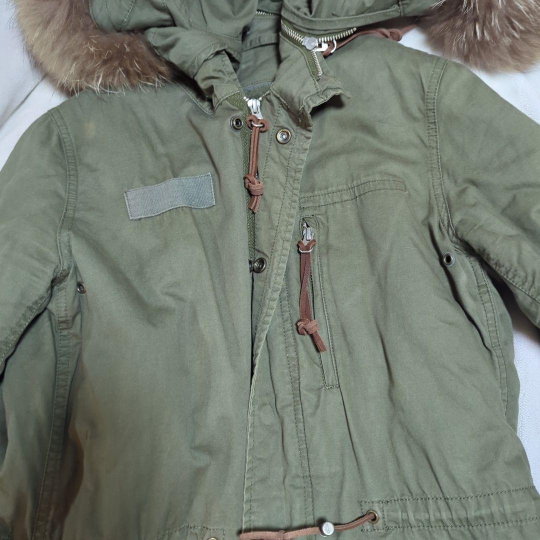 curohse様！！panaji goa ラクーンファー ボリュームモッズコート