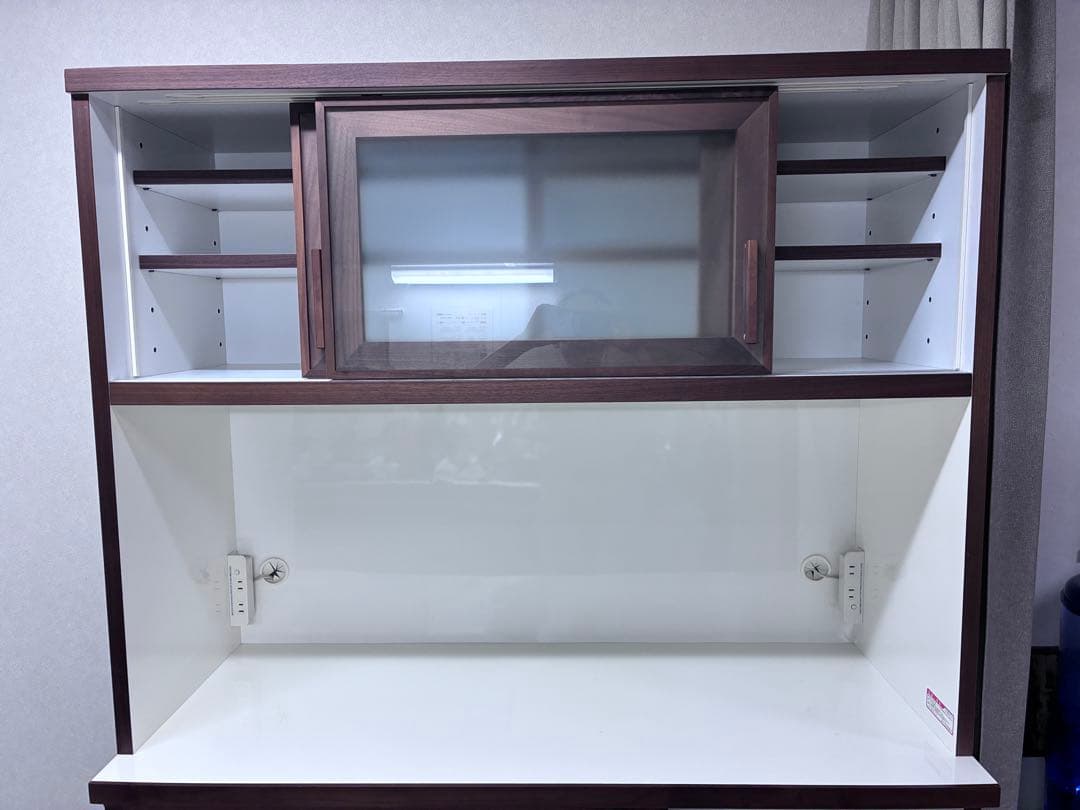 W1200食器棚 スライドカウンター付き