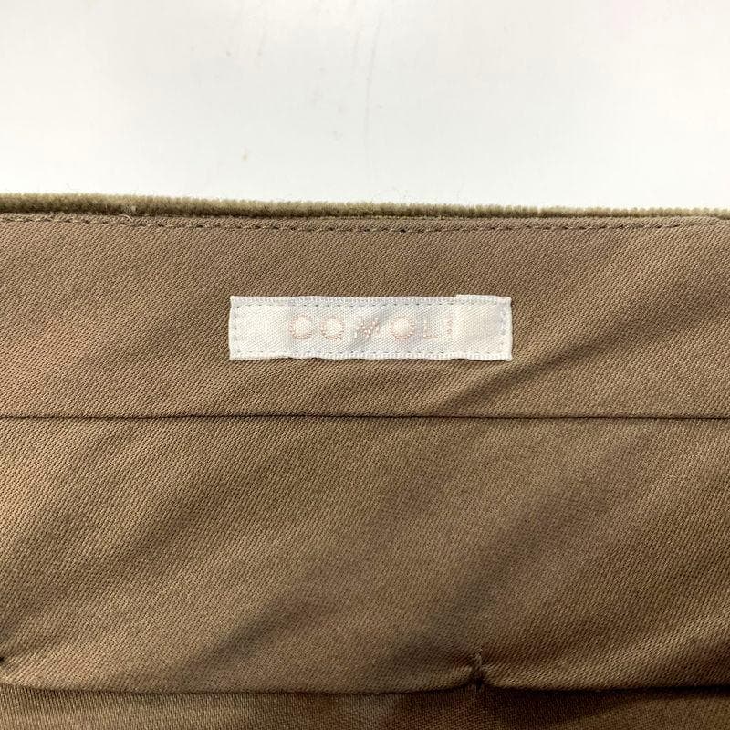 ココロCOMOLI コーデュロイ パイプドステムパンツ スラックス 3