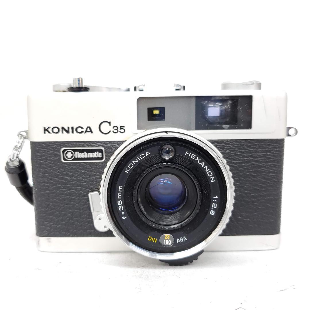 フィルムカメラ KONICA C35 Flashmatic G0129-212-3v p
