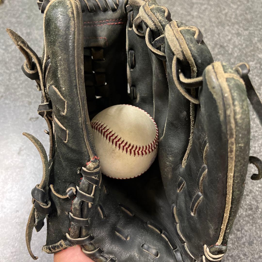 ミズノプロ　右投げ投手用　ヌバック