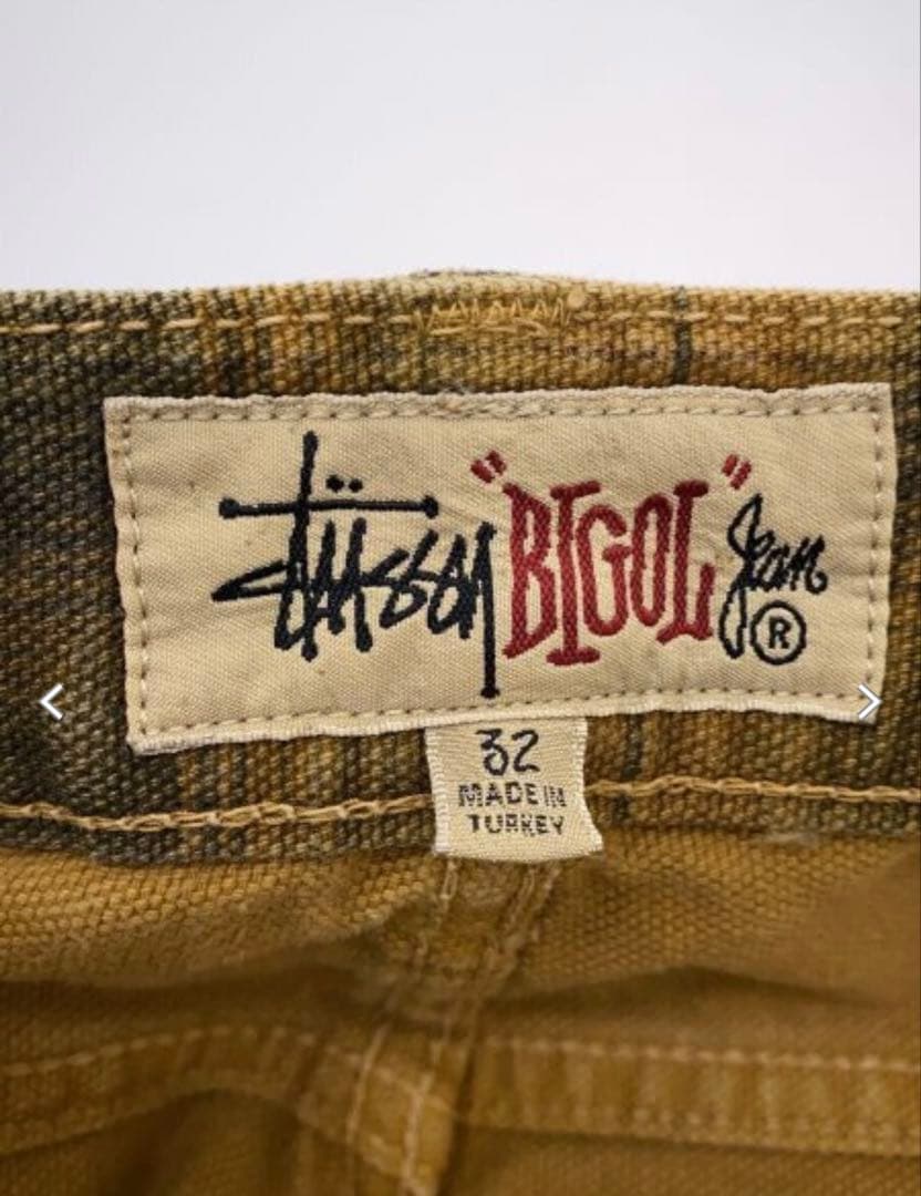 <値下げ>STUSSY BIG OL' SHORT CANVAS PLAID