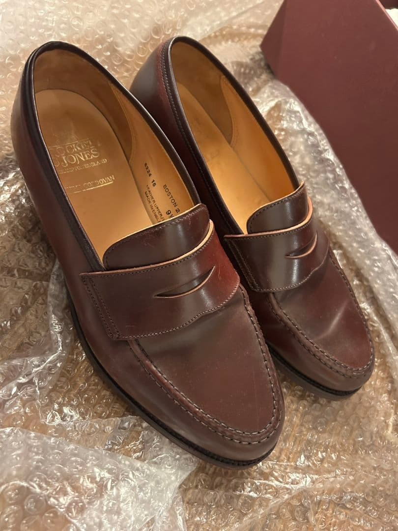 Crockett & Jones ブラウンローファー レザー　　ビジネス 9.5