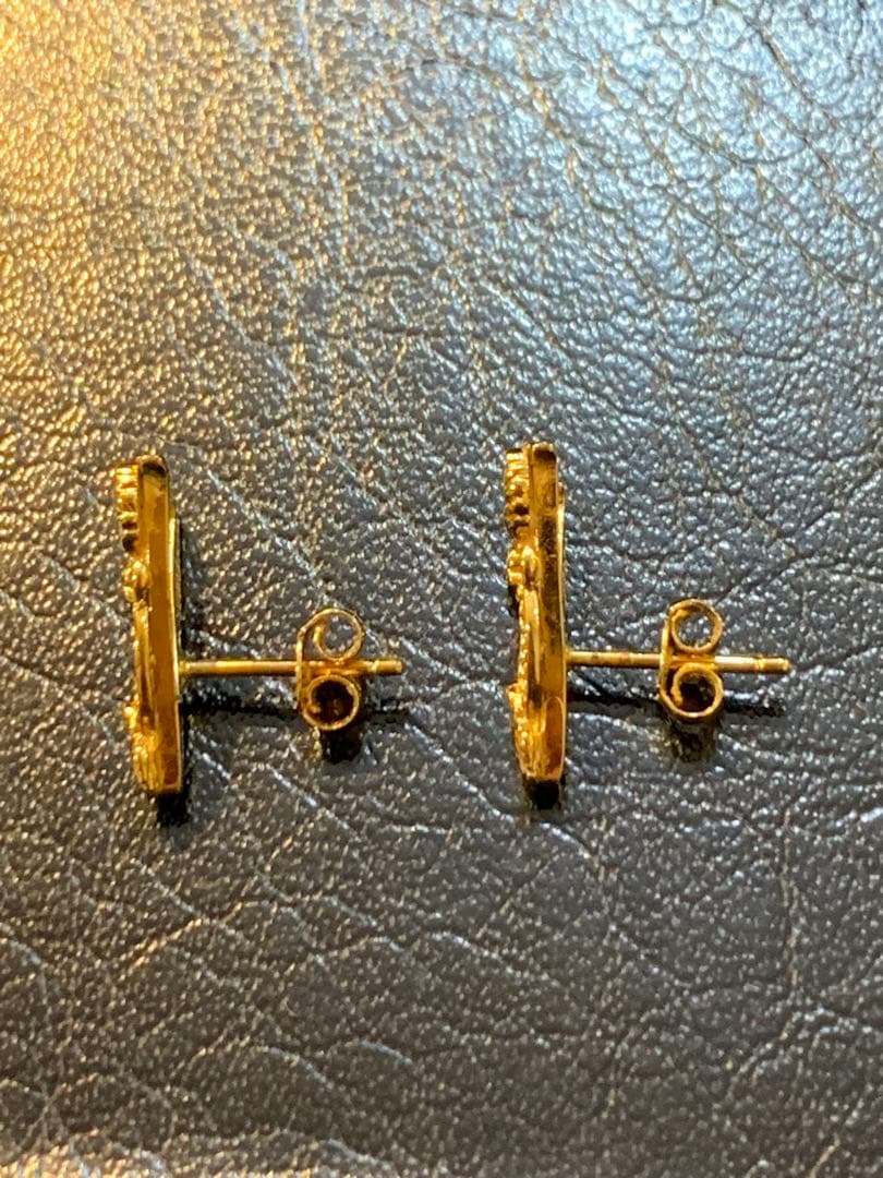 VERSACE ヴェルサーチェ 箱付 ヴィルトゥス 両耳 ピアス