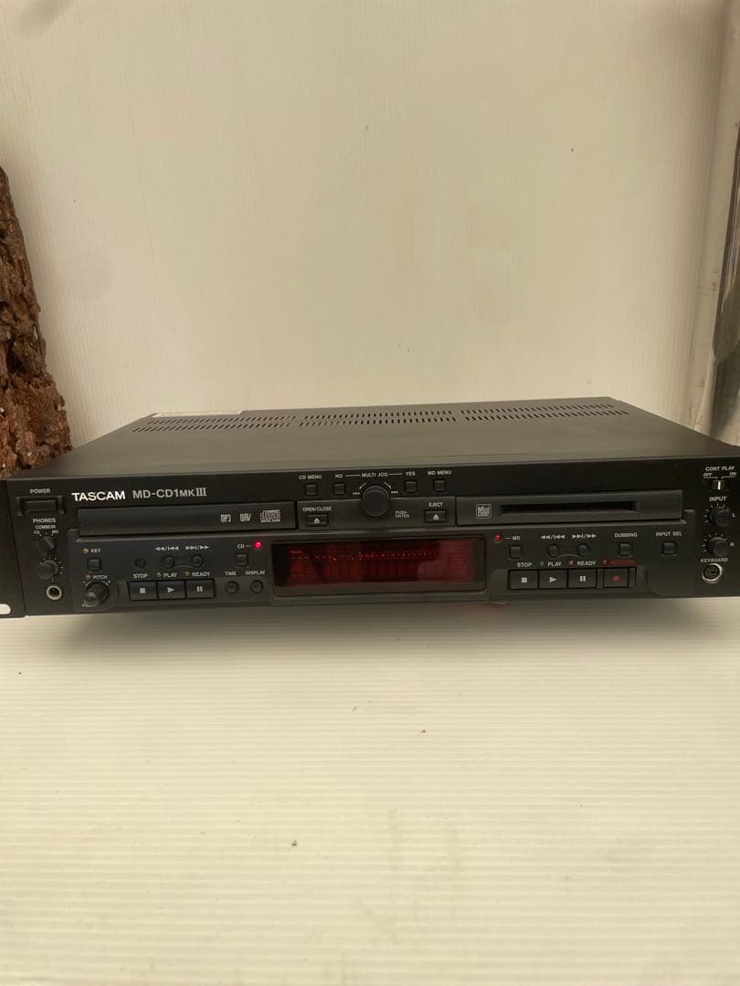 TASCAM タスカム MD-CD1MKⅢ 業務用CD/MDデッキ ディスプレイ