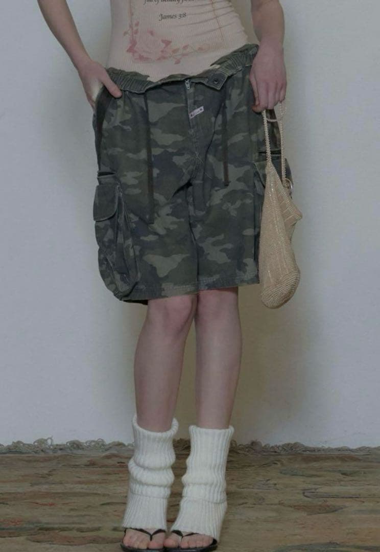 Sculptor 迷彩 カモフラ ハーフパンツ