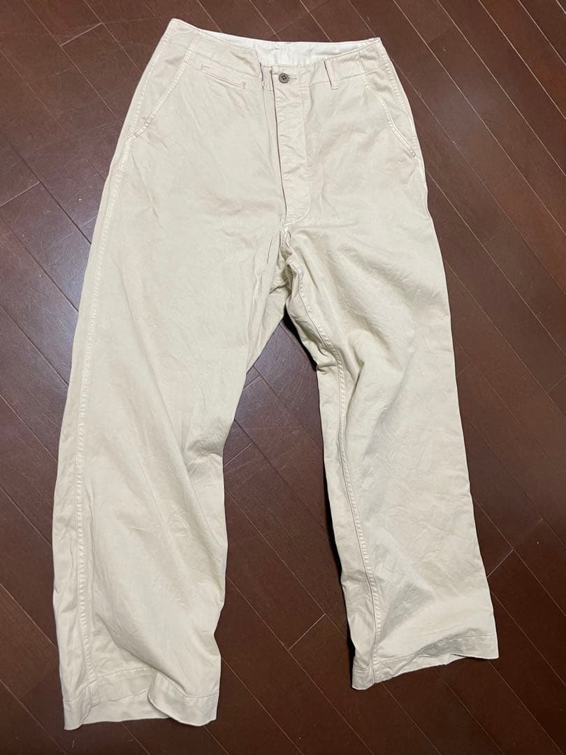 【美品お値下げ】Spick & Span 樋口かほりチノワイドパンツベージュ40