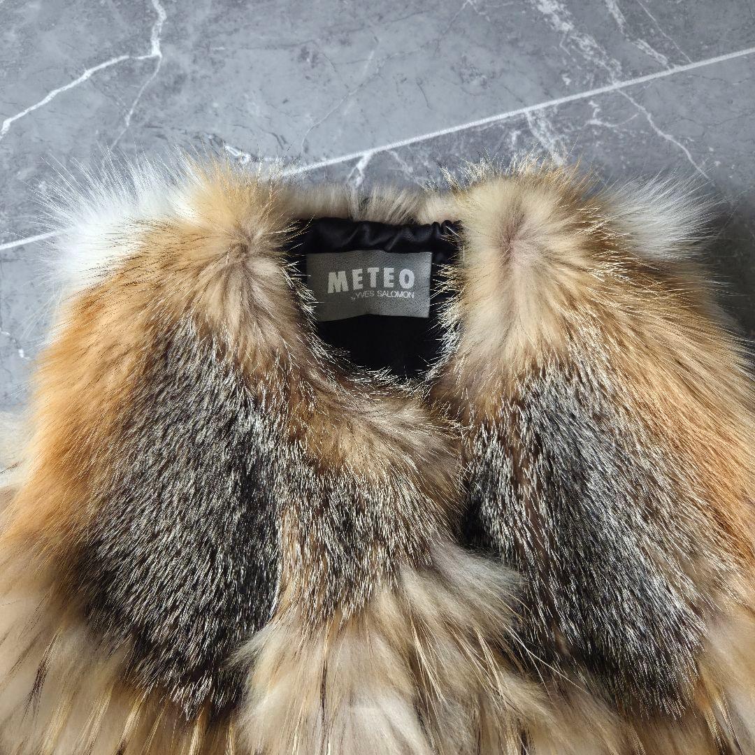 仏国製 メテオ イヴサロモン ラクーン フォックス ファーベスト 36