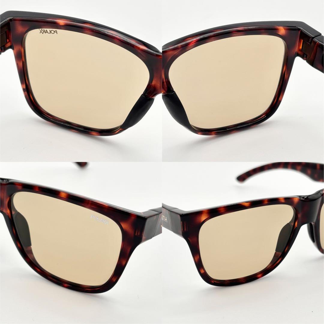 【美品】SMITH Lowdown2 偏光レンズ サングラス べっ甲風 スクエア