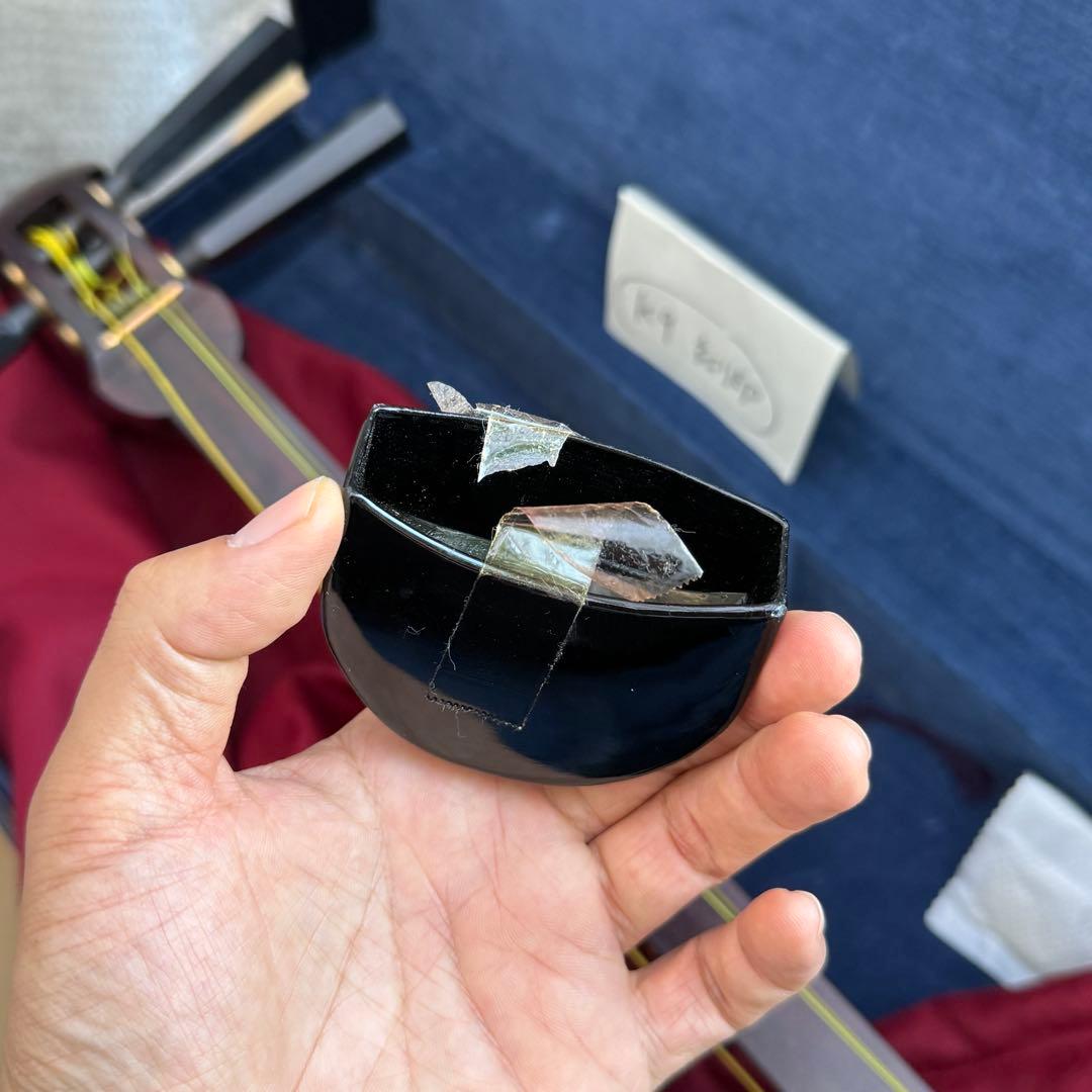 三味線 紅木 K9 金細 破れあり 布袋 高級
