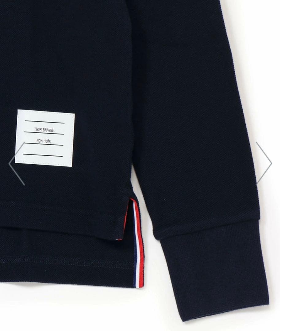 トップス THOM BROWNE LONG SLEEVE POLO