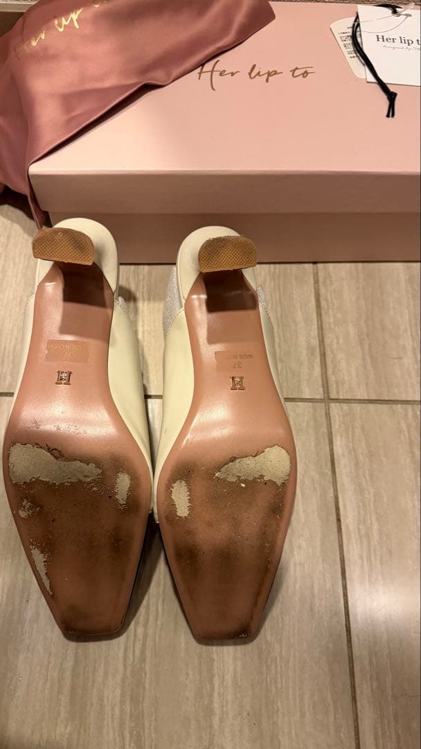 herlipto Mademoiselle Mules 37サイズ