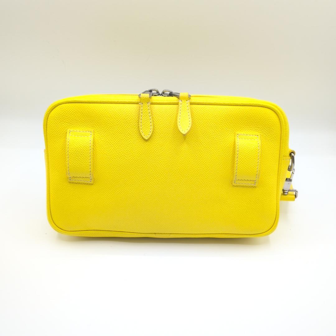 良品✨バーバリー ショルダーバッグ クロスボディバッグ レザー イエロー GR