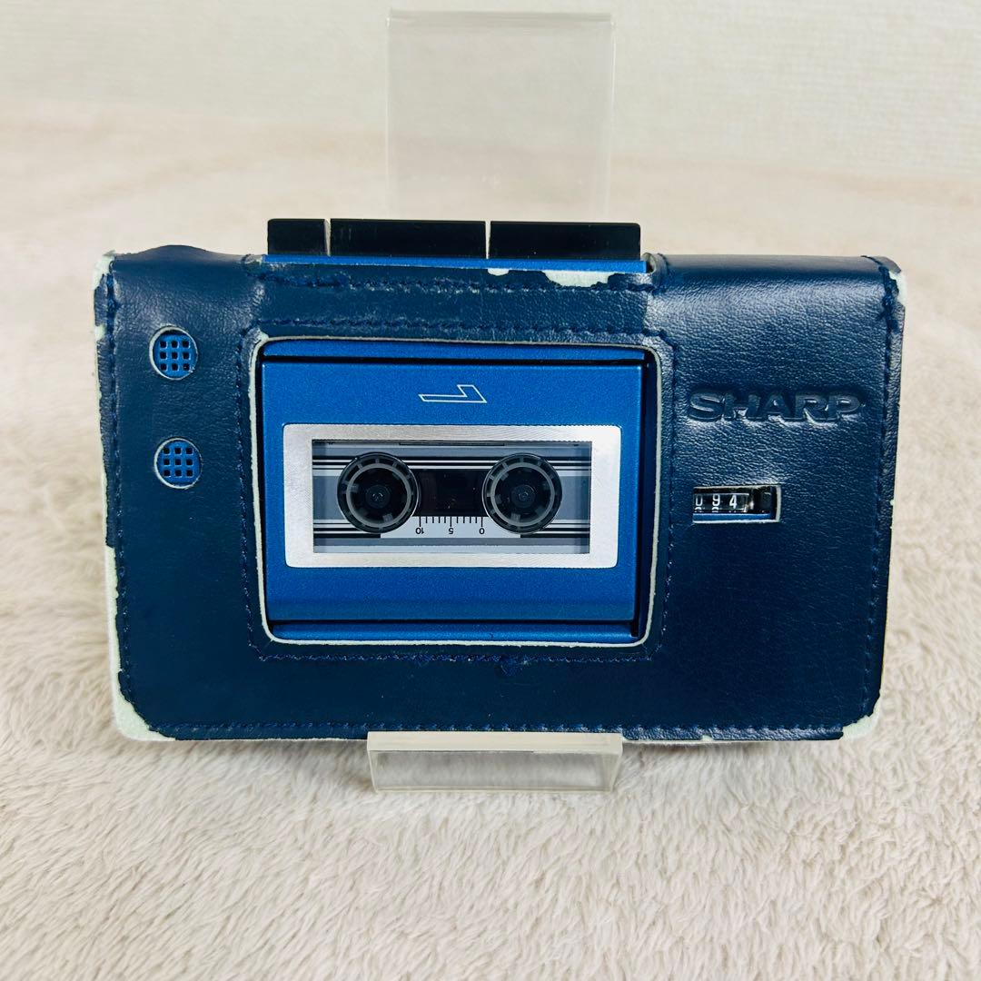 【希少】SHARP AN-103MC マイクロカセットプレーヤー 再生OK