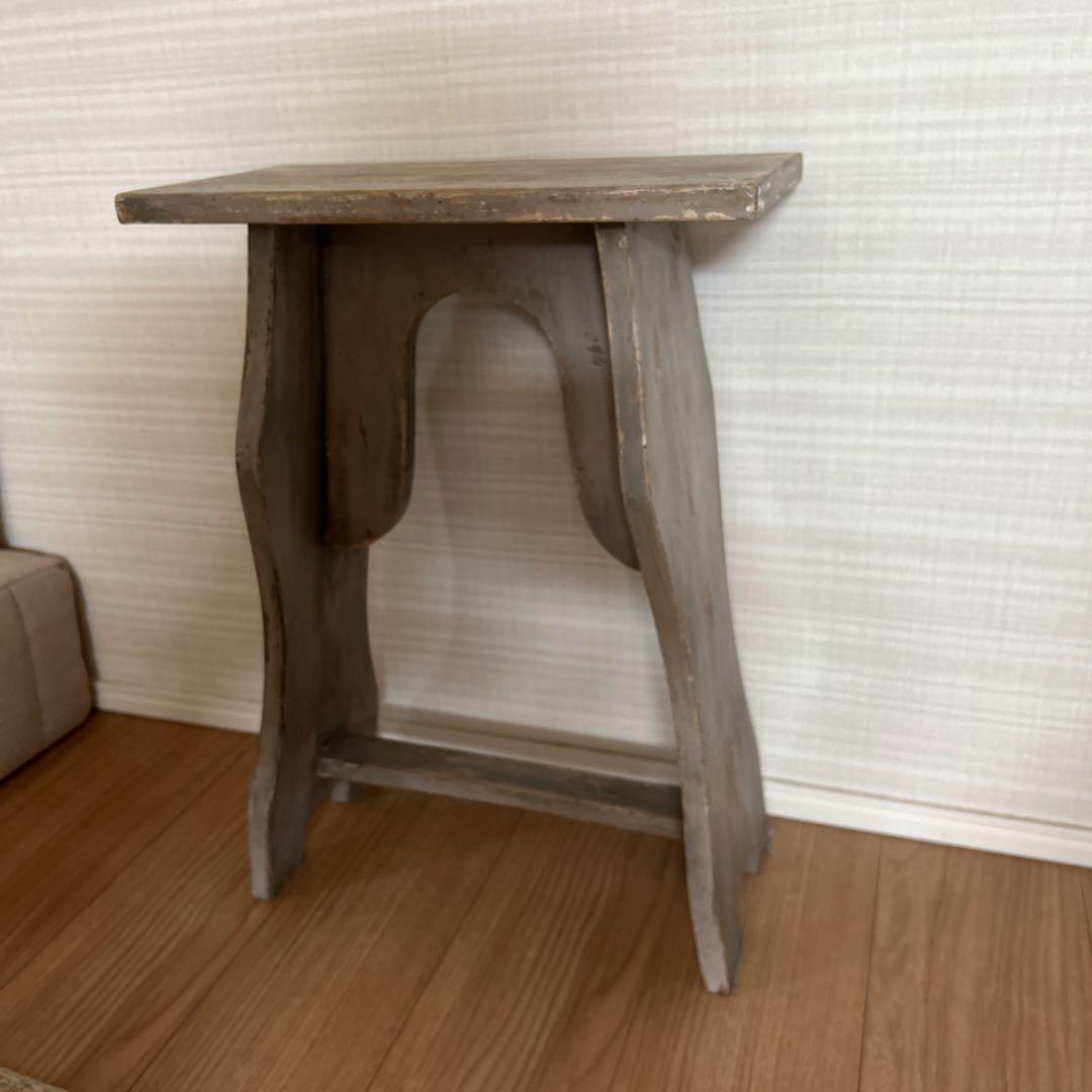 フランスアンティーク　スツール　コンソール　ブロカント　シャビー