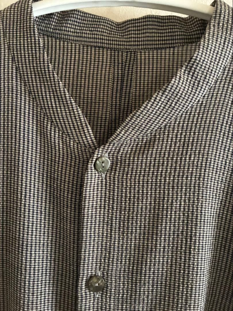 ヨーガンレール　2025ウールコットン平チュニックブラウス