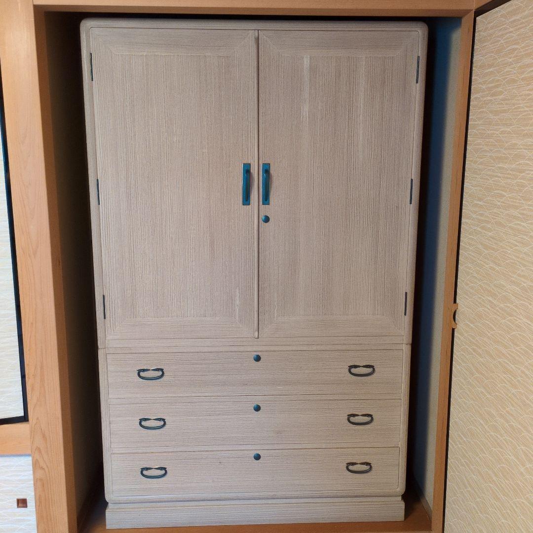 伝統工芸士　一級技能士　長谷川進之介作　 最高級工芸品 桐箪笥　着物